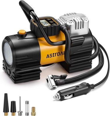 AstroAI Reifenpumpe 150 PSI 12V DC Digital 12 LED