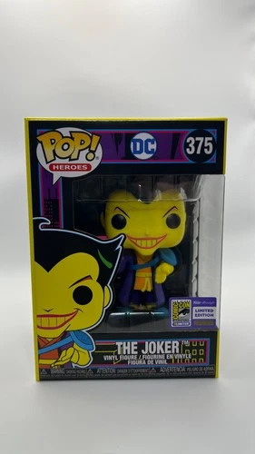 Funko Pop: DC - The Joker #375 Black Light ASIA 2023 SDCC Exclusive
