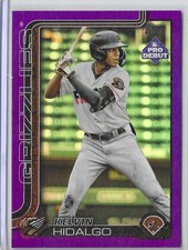 2025 Topps Pro Debut Purple Foil /299 Kelvin Hidalgo #PD-46 (KH2)