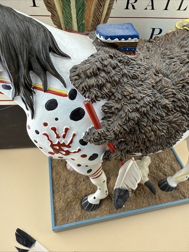 Trail of the Painted Ponies 9" War Pony #1477 1E/7415 Retirado Caja Negra LEER - Imagen 7 de 12