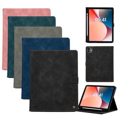 Tablet Schutzhülle für Apple iPad Pro (M5) 11 / 13 2025 Klapphülle Cover + Glas