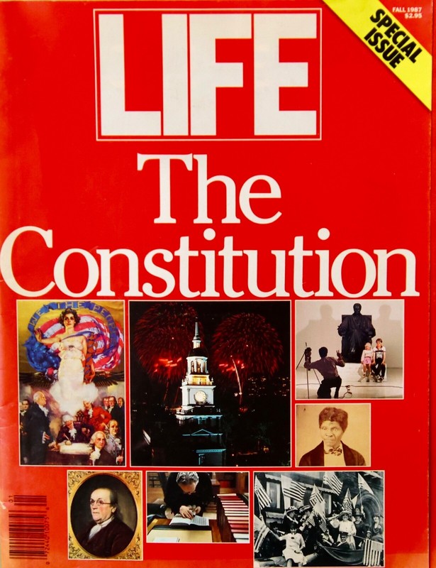 LIFE MAG, FALL 1987 SPECIAL ISSUE "THE CONSTITUTION",136 pages