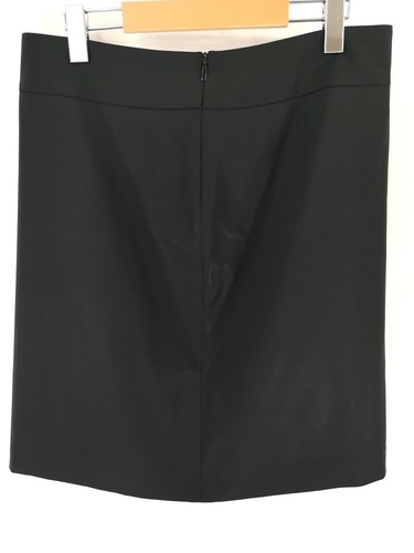 Hugo Boss Women's Skirt Size 10 Black Career Casual Wool Stretch Pencil Lined - Picture 6 of 12