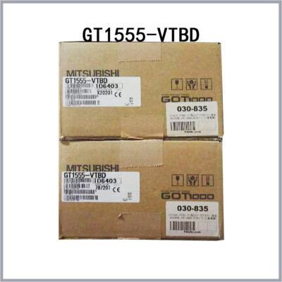 Mitsubishi 1X New Boxed GT1555-VTBD PLC Module GT1555 VTBD Touch Screen Panel