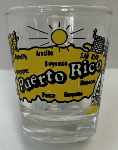 Vintage Puerto Rico Shot Glass