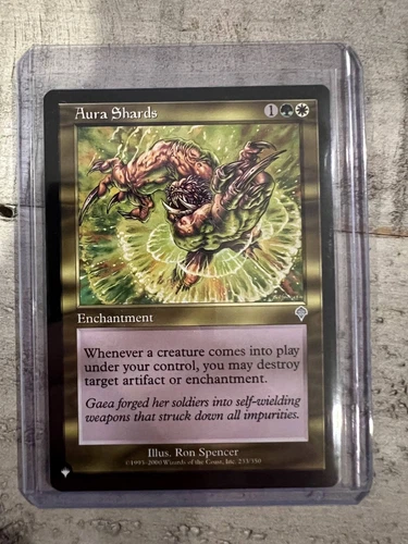 Aura Shards. Magic the gathering. The List PLST. MTG