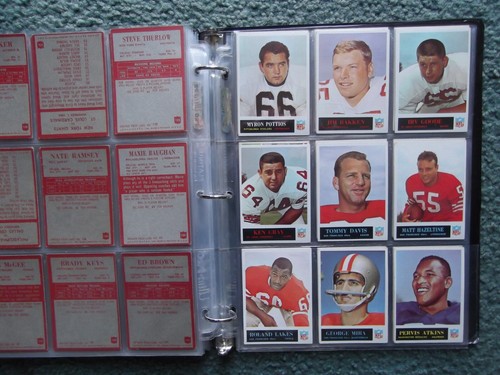 1965 PHILADELPHIA FOOTBALL NEAR COMPLETE SET LOT(156/198)w/STARS,RC's,HOF *RARE* - Picture 16 of 18