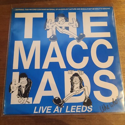 THE MACC LADS LIVE AT LEEDS VG+/VG+ VINYL LP 33 RUNDEN