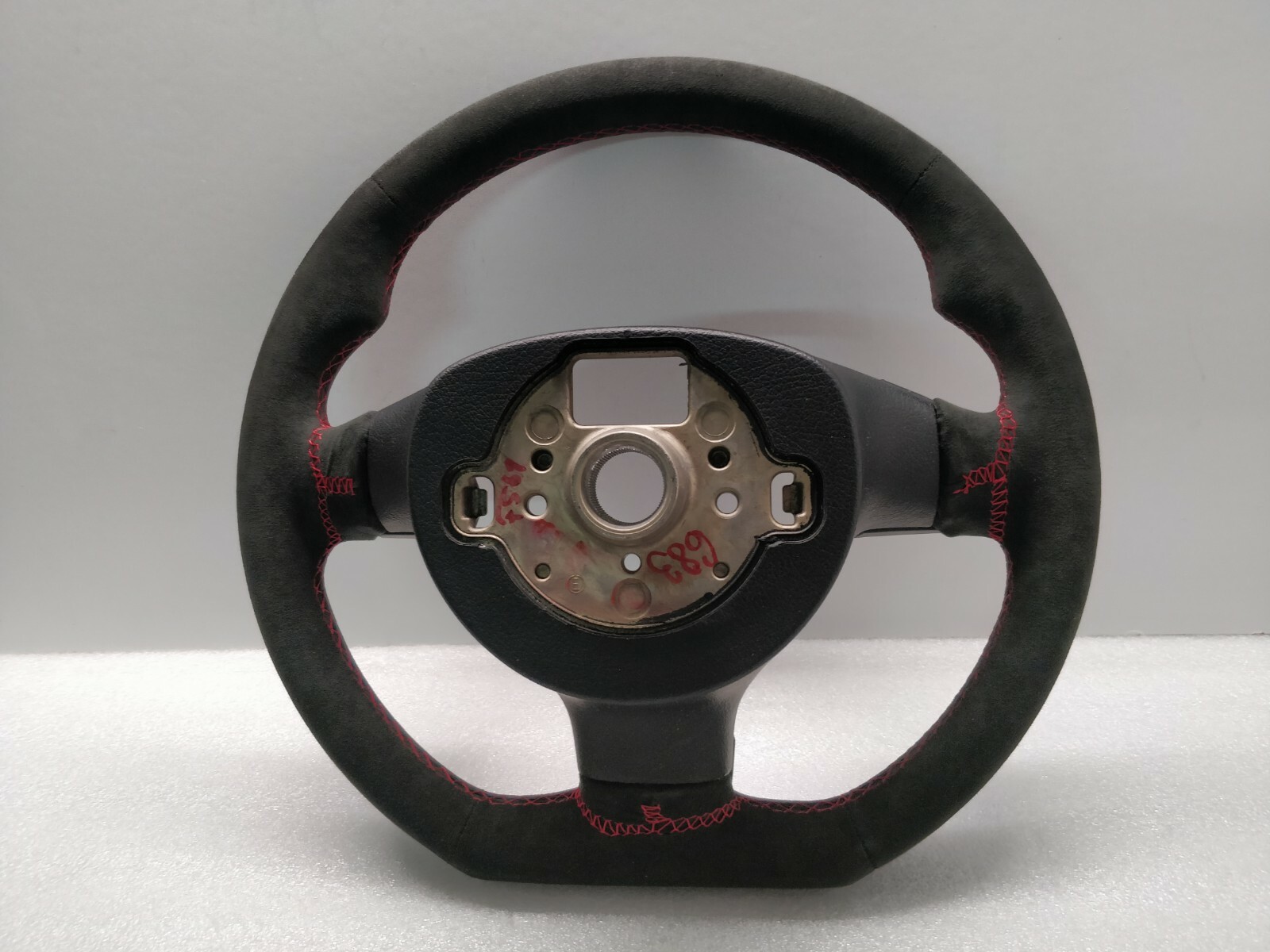 VW GOLF 5 mk5 STEERING WHEEL FLAT New ALCANTARA JETTA EOS CUSTOM