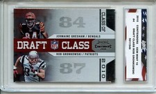 2010 Playoff Contenders #4 Rob Gronkowski J. Gresham Rookie AGC 10 Gem Mint