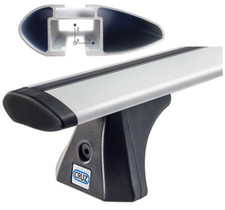 Dachträger Cruz Grundträger ALU Silber Für Seat Leon Hatchback IV 2020-