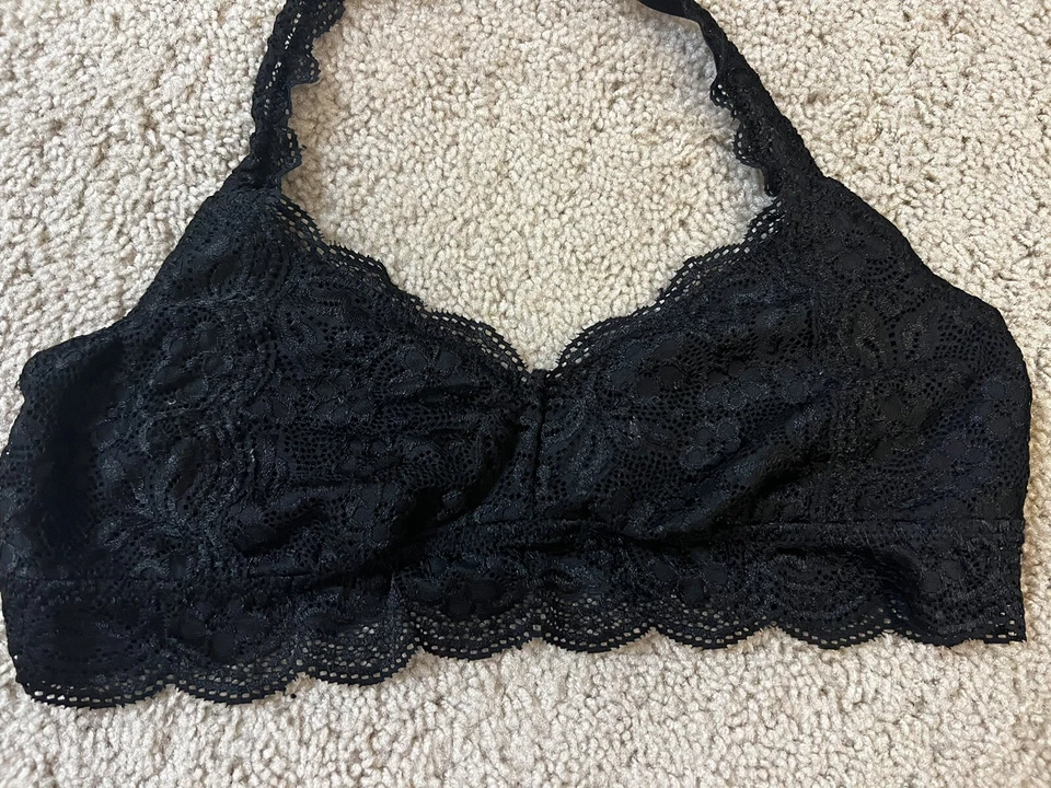 Bralette de renda preta Zoe&Bella G - Imagem 2 de 4