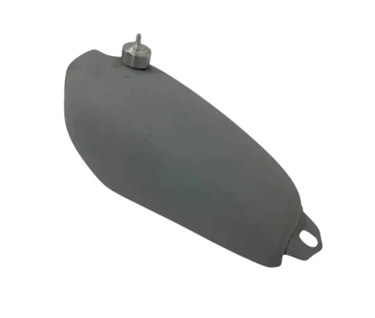 FIT FOR Honda CR125 CR125M 1974 Elsinore Raw Steel Petrol Fuel Tank With Cap — 第 4/4 张图片
