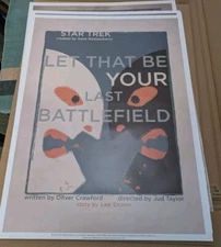 Quantum Mechanix Star Trek: The Original Series Poster Last Battlefield FREESHIP