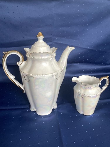 C.T. Tielsch Altwasser caffettiera stile Liberty caffettiera lattiera 1888-1908 RARA - Foto 20 di 24