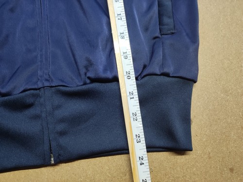 Adidas Sample Vintage Jacket Womens Size 38 Superstar Trefoil Blue Full Zip - Picture 11 of 18