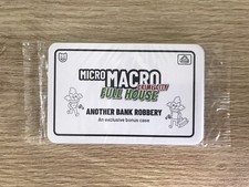 Micro Macro Crime City Full House Another Bank Robbery Promo Card Pack Game