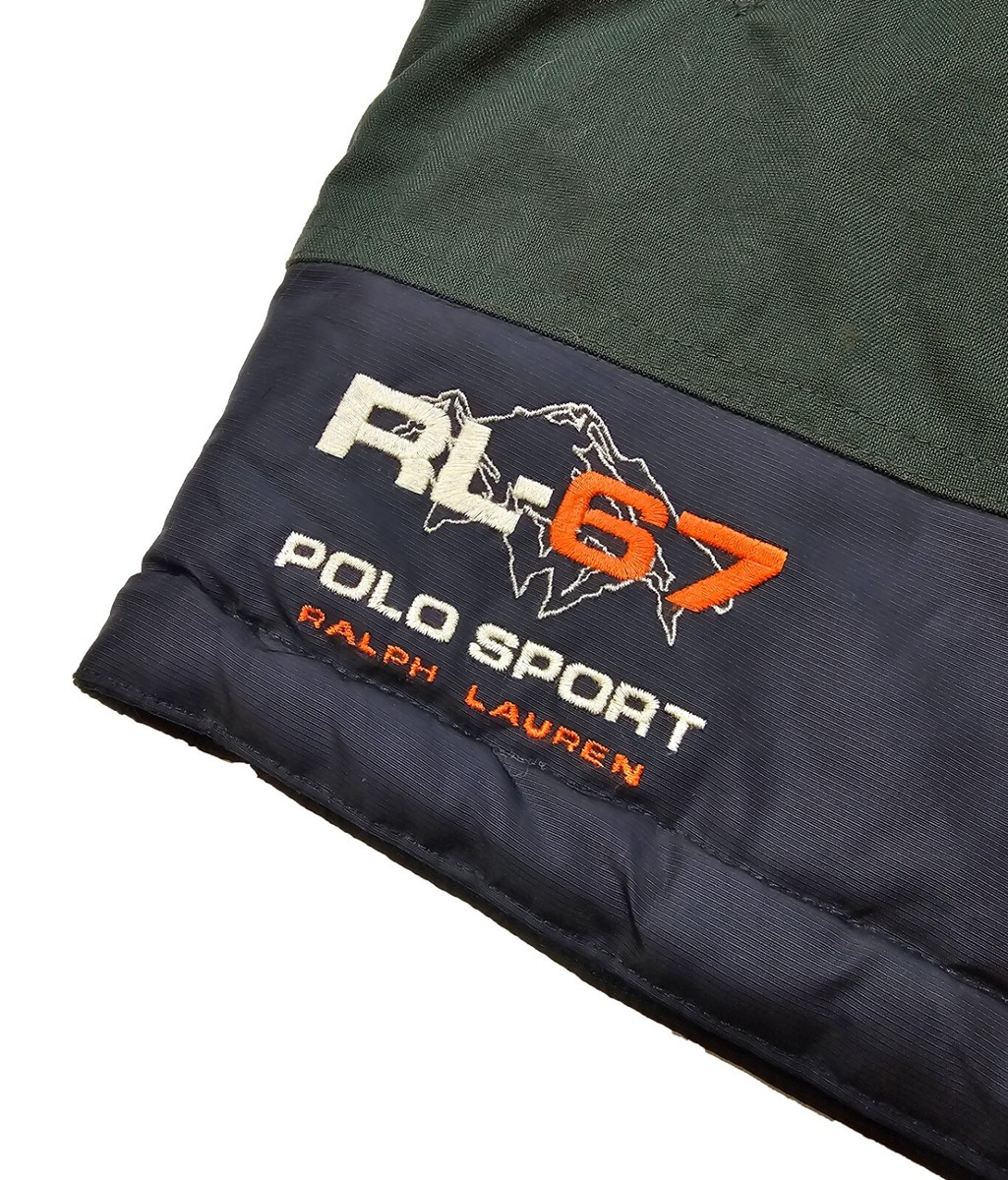KKK　POLO Ralph Lauren ポロ　RL-67アノラック Polo Sport Ralph Lauren Anorak Ski Jackets RL-67 Men's Green