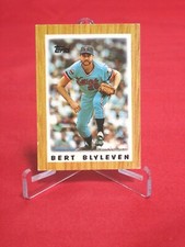 BERT BLYLEVEN 1987 Baseball Card TOPPS MINI #61 EX-NM