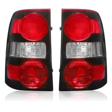 Pair New Halogen Tail Lights Lamps For 2006-2010 Ford Explorer Clear & Red Lens