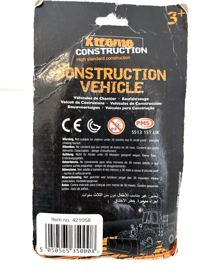 Bulldozer Extreme Diecast Vehículo de Construcción Sin usar, en Caja Juguete de Colección PMS A5 Foto 4 de 4