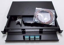 6 12 24 48 72 Port LC Singlemode OS2 Fiber Optic Patch Panel Kit 1U Rack Mount
