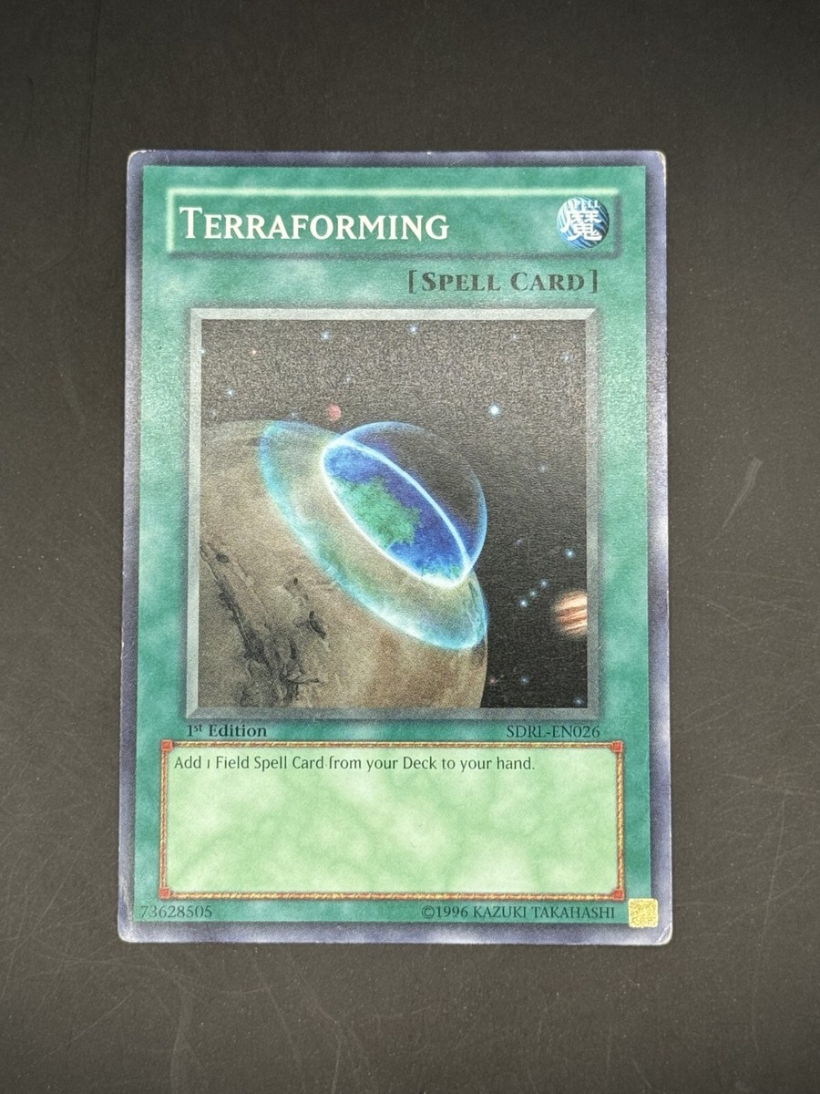 yugioh cards like terraforming Yu-Gi-Oh! - (SDSC-EN028) - Structure Deck Spellcasters Command - Unlimited Edition Add 1 Field Spell from your Deck to your hand. Terraforming BLMR-EN087 Prices | YuGiOh
