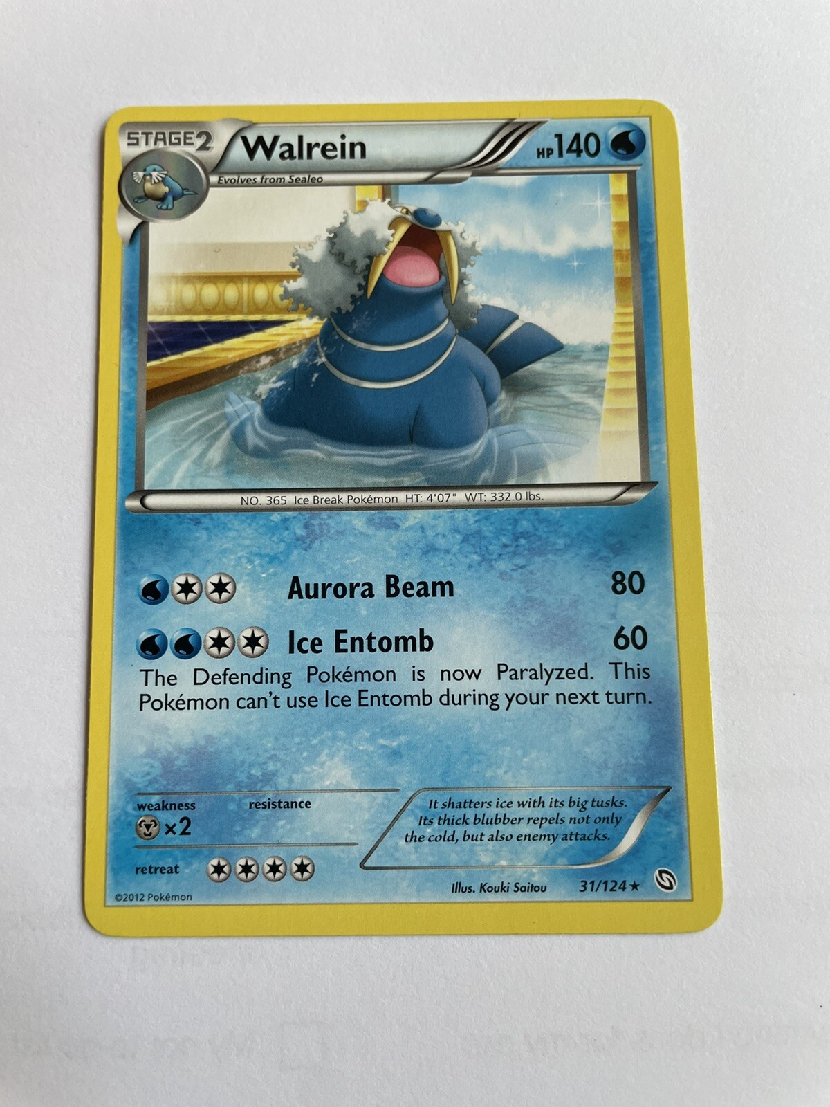 MINT ⭐️ Walrein - 2012 Dragons Exalted 31/124