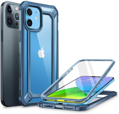 SUPCASE for Apple iPhone 12 / 12 Pro 6.1 inch, 360 Protection Case Screen Cover