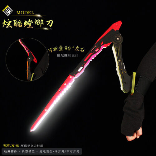 Cyberpunk 2077 Mantis Fold Blades Wearable Functional LED Light-up Cool Prop - Picture 23 of 27