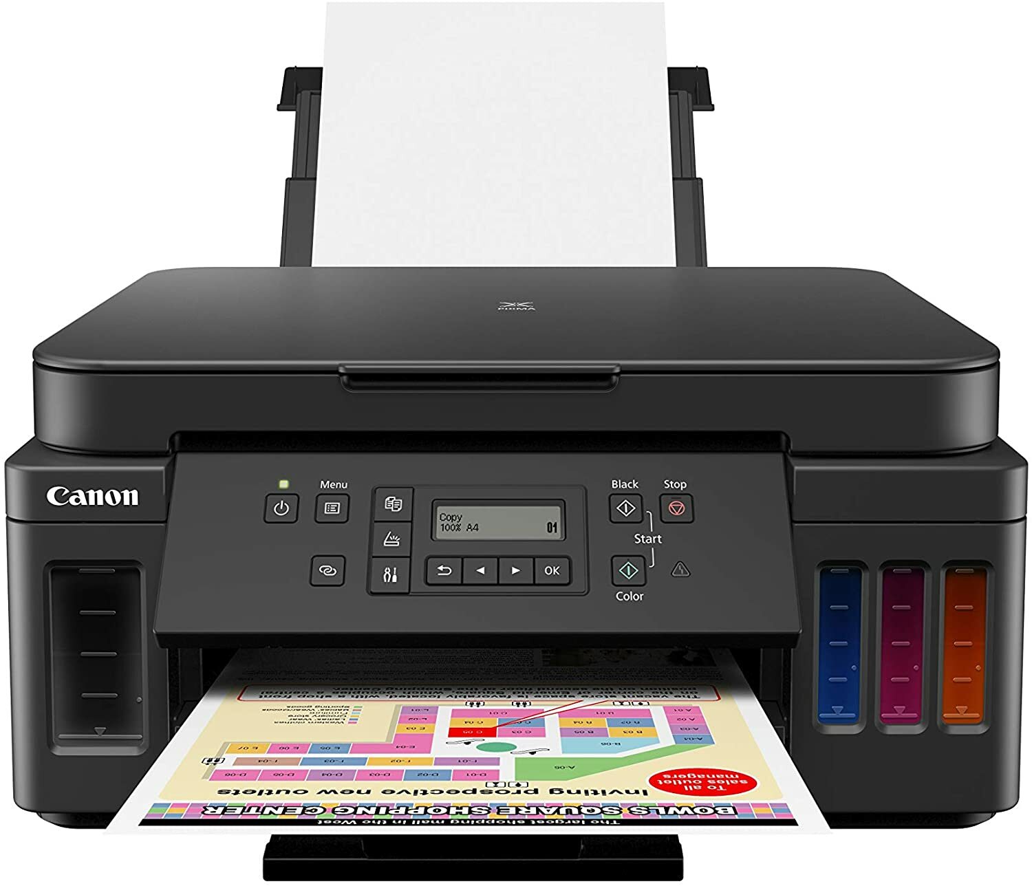 STAMPANTE CANON PIXMA MEGATANK G6050 - WIFI - RETE - SCANNER - MULTIFUNZIONE