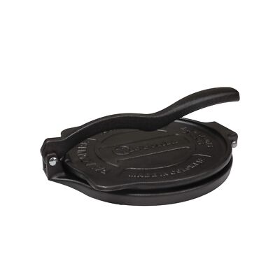Victoria 8-Inch Commercial-Grade Cast-Iron Tortilla Press, Made from 
