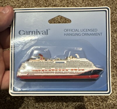 Carnival Cruise Ship Dream Ornament - Red Paint