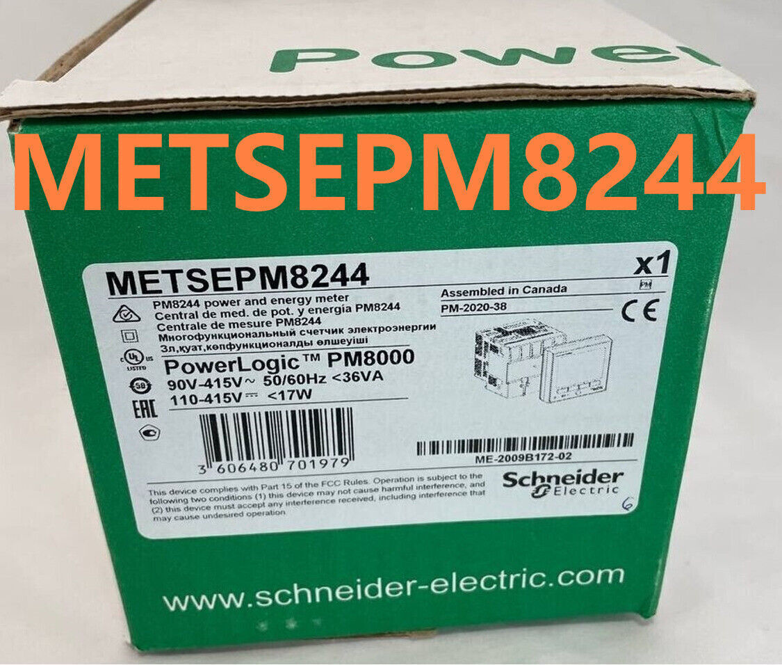 NEW Schneider Electric METSEPM8244 PowerLogic Power and Energy Meter METSEPM8244