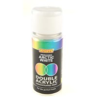 Hycote Mercedes Arctic White Double Acrylic Spray Paint 150Ml Aerosols ...
