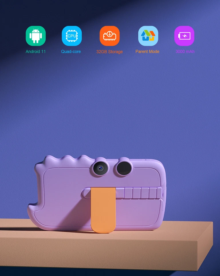 Tablet for Kids 7'' Kids Tablet Android 11.0 32GB Toddler Tablet PC for Children - Image 4 of 4