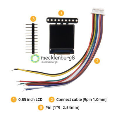 0.85 Inch LCD Full Color Display IPS 128*128 Development Board For Arduino