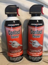 Max Pro Contact Cleaner DP-002-015 11 oz. *VERY Safe on Plastics * 2-Cans