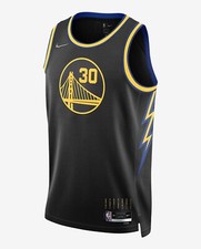 NEW Nike Golden State Warriors Stephen Curry NBA City Edition Jersey SIZE Large