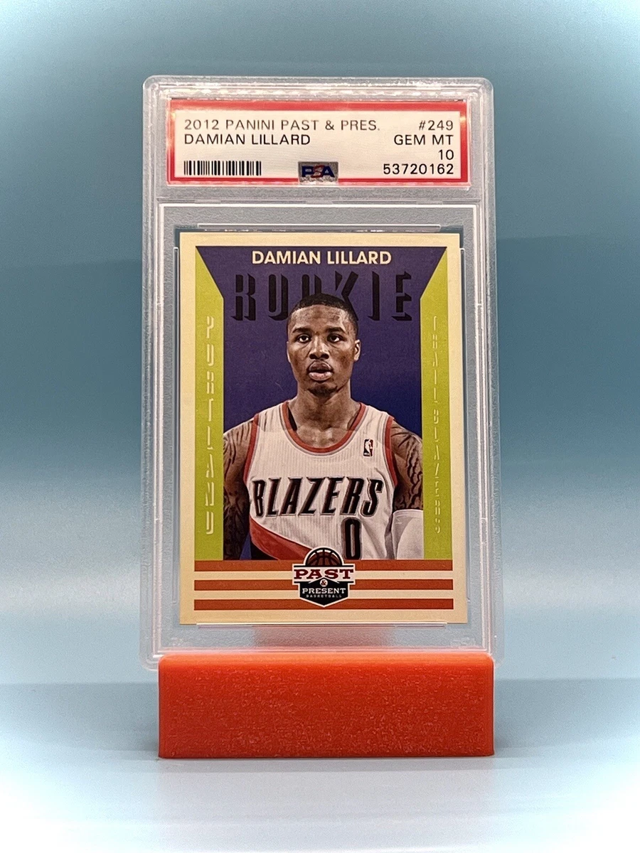 Damian Lillard 2012 Panini Past & Present Rookie Card RC PSA 10 