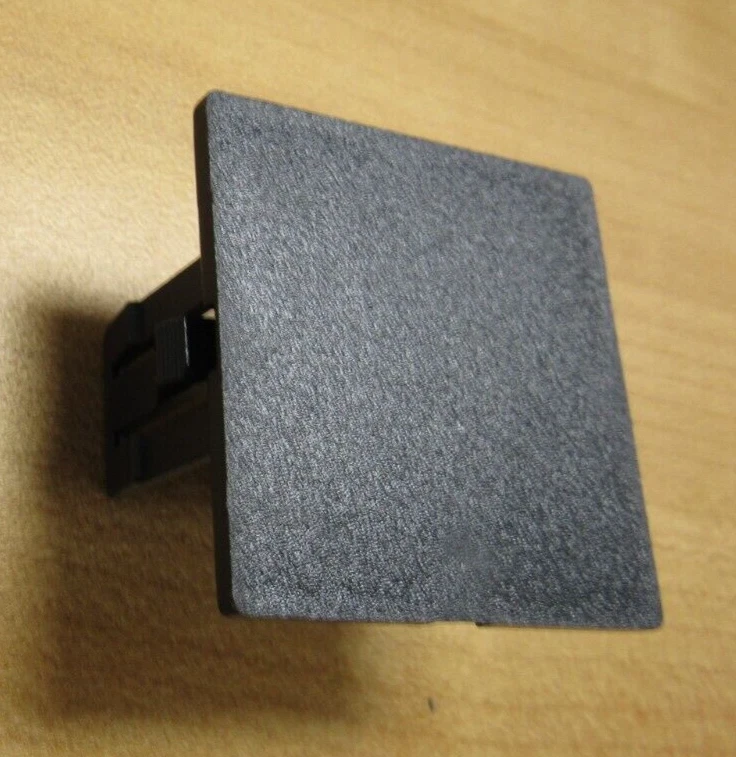 Placa de cubierta Gefran 51177 - 1/16 DIN placa de corte panel negro Foto 3 de 4