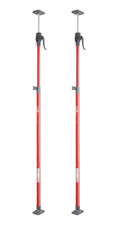 2x Meistercraft Deckenstütze Montagestütze Einhandstütze Teleskop Baustütze 30kg