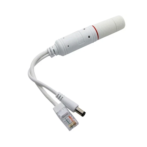 IEEE 802.3af Compliant, 10/100Mbps 48V to 12V PoE Splitter for IP Camera, White