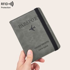 Passport Holder Slim Travel Wallet RFID Blocking Card Case Cover Safe Purse Gift