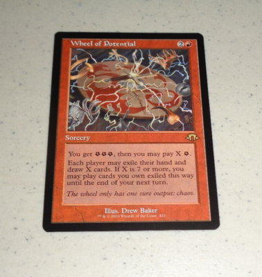 In Hand ~1x Wheel of Potential RETRO x1 ~NM~ MH3 Magic Gathering MTG ~Free  Ship | eBay