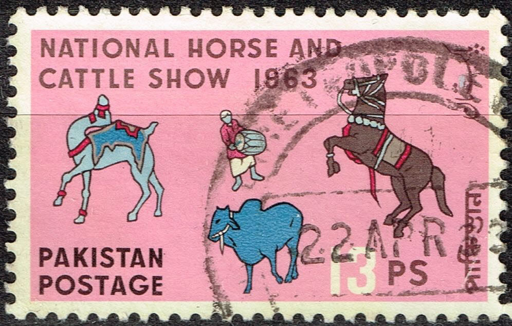 Pakistan Horse 最大65％オフ and Cattle 福袋特集 Show stamp 1963