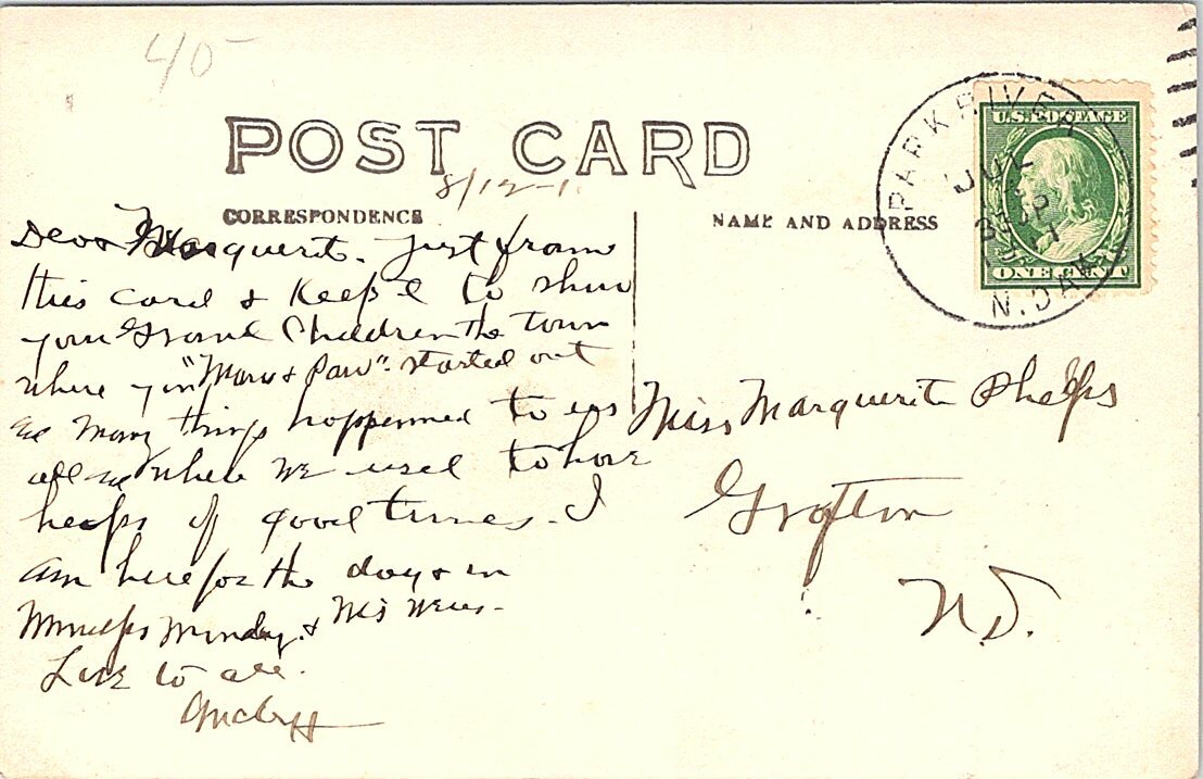 Park River North Dakota Street Scene Parade RPPC 1911 eBay