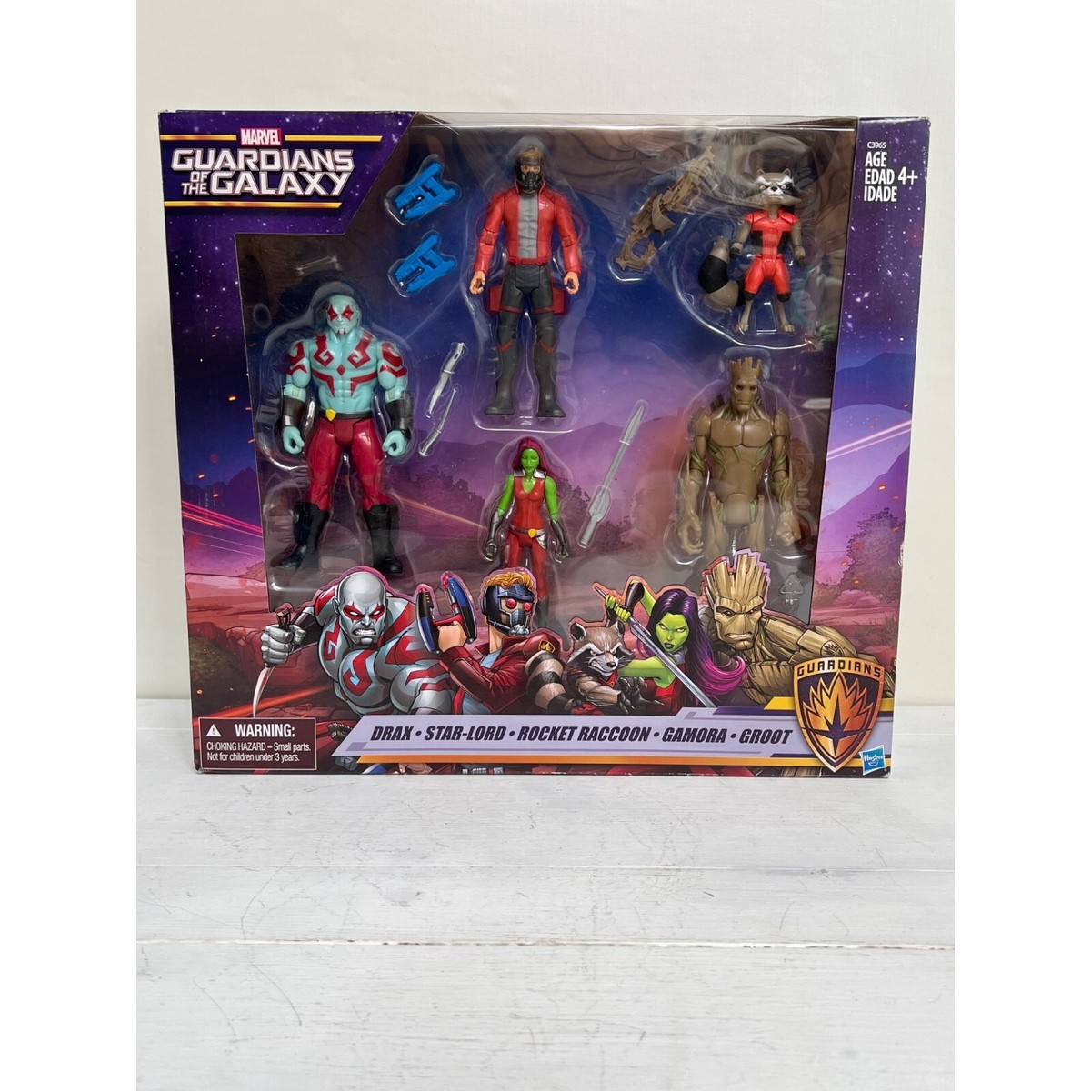 Marvel Guardians of The Galaxy 5 PC Set Action Figures With