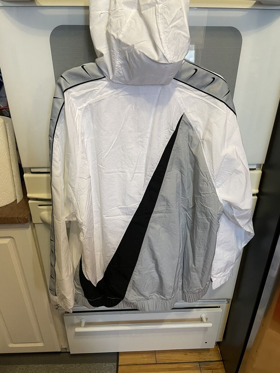 Nike Mens Swoosh Windbreaker Pull Over Hoodie Jacket Half Nike Mens Swoosh Windbreaker Pull Over Hoodie Jacket Half