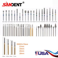 Dental Diamond /Carbide Steel Burs Drill Round For High Speed Handpiece /HP Burs